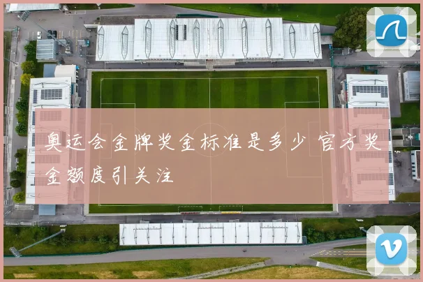 奥运会金牌奖金标准是多少 官方奖金额度引关注